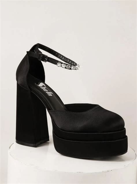 black versace heels dupe